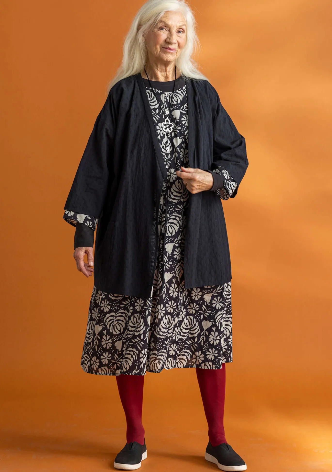 Kleid „Hedda“ aus Bio-Baumwollgewebe