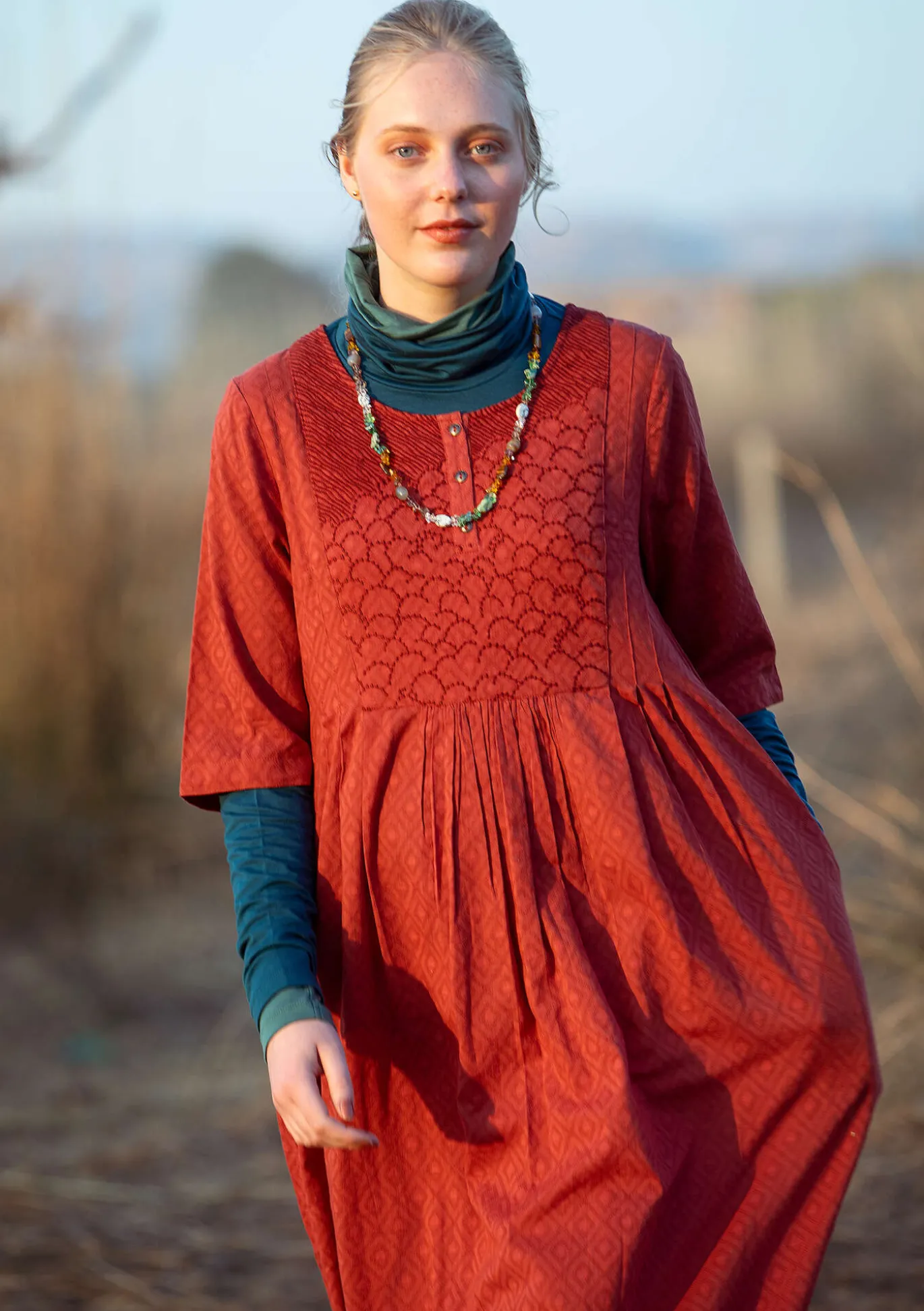 Kleid „Strandfynd“ aus Bio-Baumwollgewebe