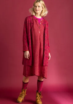 Langstrickjacke „Astrid“ aus Bio-/Recycling-Baumwolle