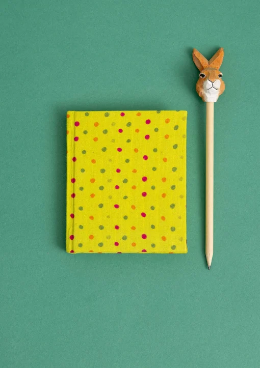 Notizbuch „Kavya“ aus Papier mit stoffbezogenem Einband