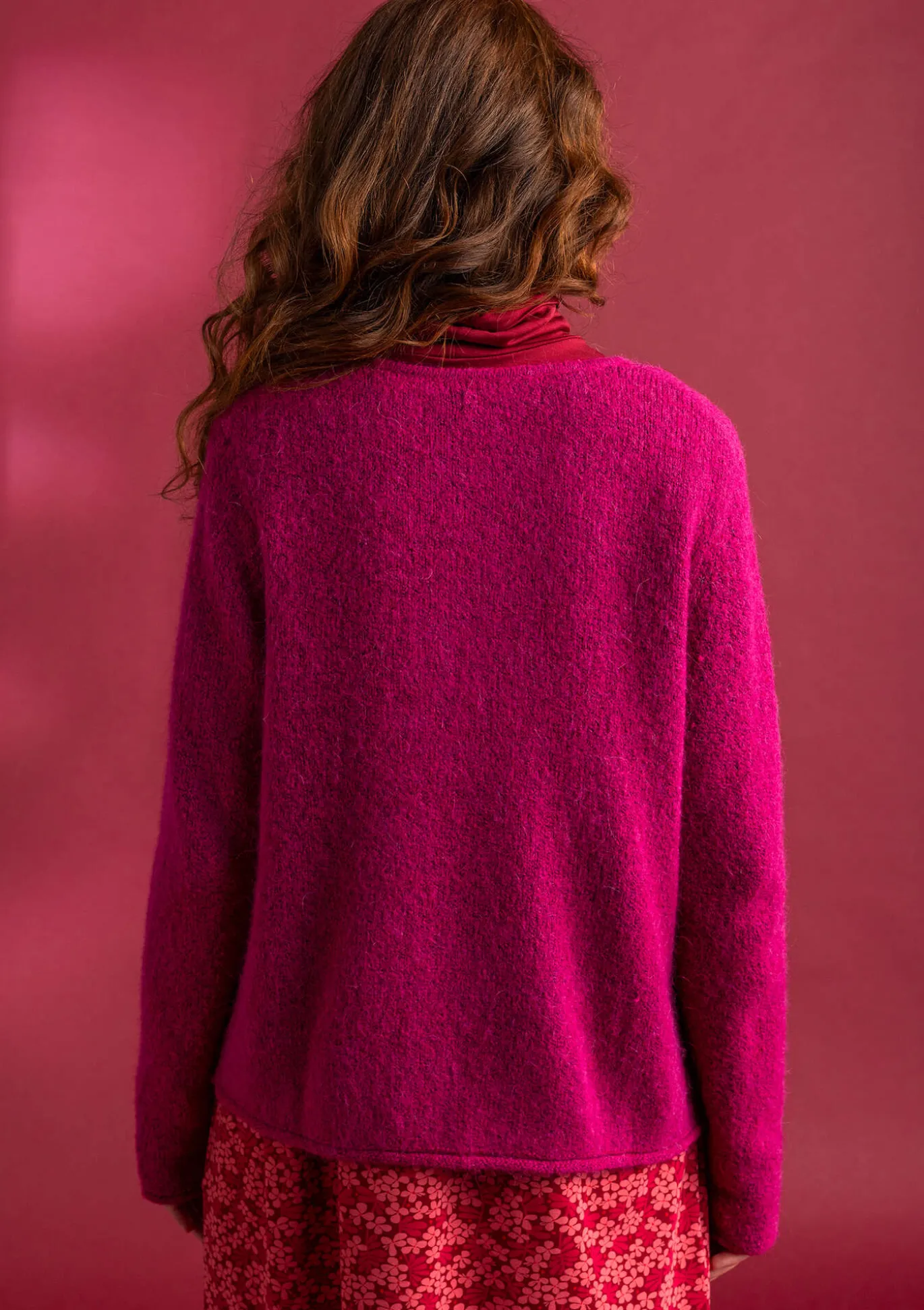 Strickjacke aus Alpakagemisch