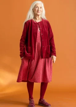 Veloursjacke aus Bio-Baumwolle/Recycling-Polyester